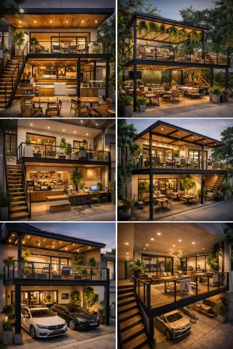 Mezannine Cafe Modern di Jati Kramat